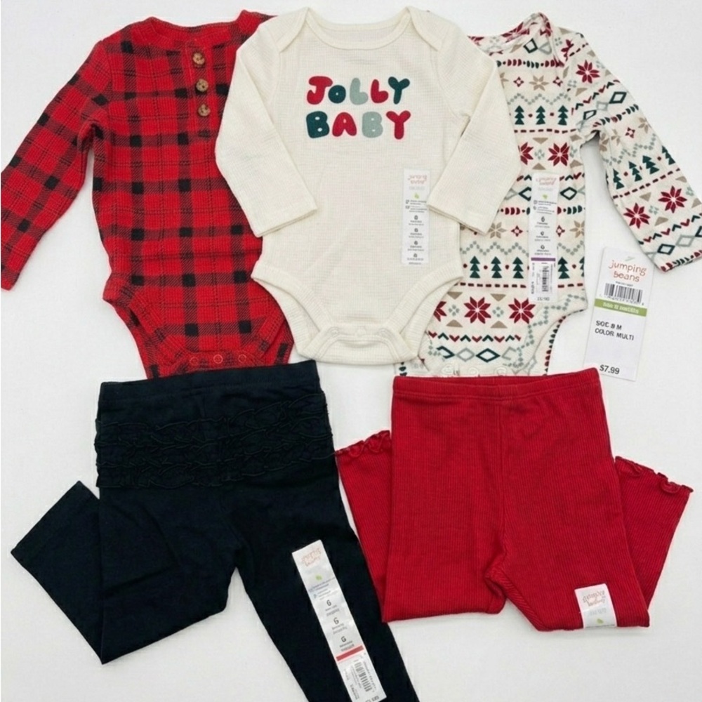 NWT 6m Festive Baby Clothing Set